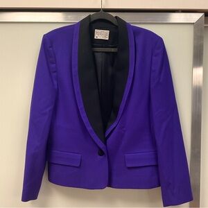 Pendleton Purple and Black Blazer Tailored Suit Jacket Size Medium